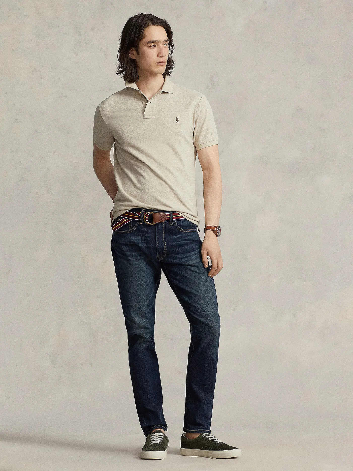 POLO RALPH LAUREN | Poloshirt Custom Slim Fit | creme